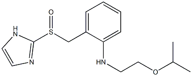 N-(2-Isopropoxyethyl)-2-[(1H-imidazol-2-yl)sulfinylmethyl]aniline|