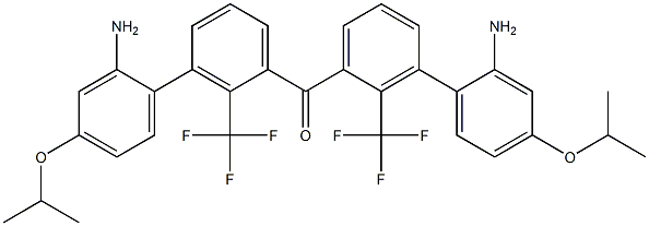 (2-Amino-4-isopropoxyphenyl)[2-(trifluoromethyl)phenyl] ketone,,结构式
