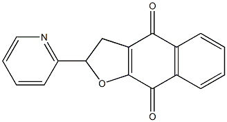 2-(Pyridin-2-yl)-2,3-dihydronaphtho[2,3-b]furan-4,9-dione|