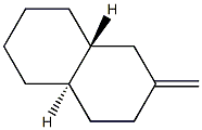trans-Decahydro-2-methylenenaphthalene Structure