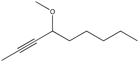 4-メトキシ-2-ノニン 化学構造式