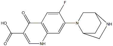 6-Fluoro-1,4-dihydro-4-oxo-7-(2,5-diazabicyclo[2.2.2]octan-2-yl)quinoline-3-carboxylic acid