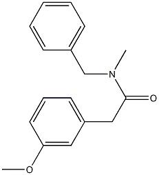  N-Methyl-N-(benzyl)-2-(3-methoxyphenyl)acetamide