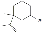 3-Methyl-3-isopropenylcyclohexanol 结构式