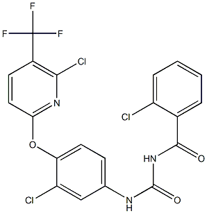 1-(2-Chlorobenzoyl)-3-[4-[(6-chloro-5-trifluoromethyl-2-pyridinyl)oxy]-3-chlorophenyl]urea