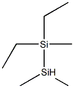 1,1-Diethyl-1,2,2-trimethyldisilane,,结构式