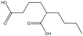 2-Butyladipic acid Structure