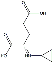 N-(Cyclopropyl)glutamic acid Struktur