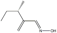 [S,(+)]-3-Methyl-2-methylenevaleraldehyde oxime Struktur