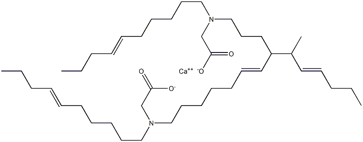 Bis[N,N-di(6-decenyl)aminoacetic acid]calcium salt
