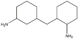 2-(3-Aminocyclohexylmethyl)cyclohexanamine,,结构式