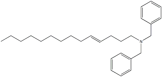 (4-Tetradecenyl)dibenzylamine 结构式