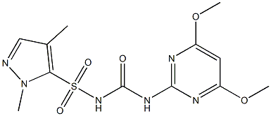 1-(4,6-Dimethoxy-2-pyrimidinyl)-3-(1,4-dimethyl-1H-pyrazol-5-ylsulfonyl)urea