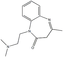 1-[2-(Dimethylamino)ethyl]-4-methyl-1H-1,5-benzodiazepin-2(3H)-one