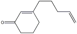 3-(4-Pentenyl)-2-cyclohexen-1-one Structure