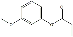 Propionic acid 3-methoxyphenyl ester,,结构式