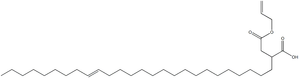 2-(17-Hexacosenyl)succinic acid 1-hydrogen 4-allyl ester,,结构式