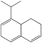 1,2,6,8a-Tetrahydro-8-isopropylnaphthalene Structure