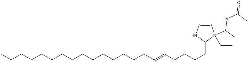 1-[1-(Acetylamino)ethyl]-1-ethyl-2-(5-henicosenyl)-4-imidazoline-1-ium Structure