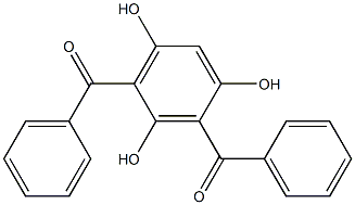 2,4-Dibenzoylbenzene-1,3,5-triol Struktur
