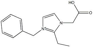 3-Benzyl-2-ethyl-1-(carboxymethyl)-1H-imidazol-3-ium