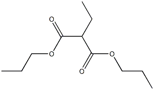 Ethylmalonic acid dipropyl ester Structure