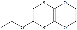 8-Ethoxy-2,5-dioxa-7,10-dithiabicyclo[4.4.0]dec-1(6)-ene,,结构式