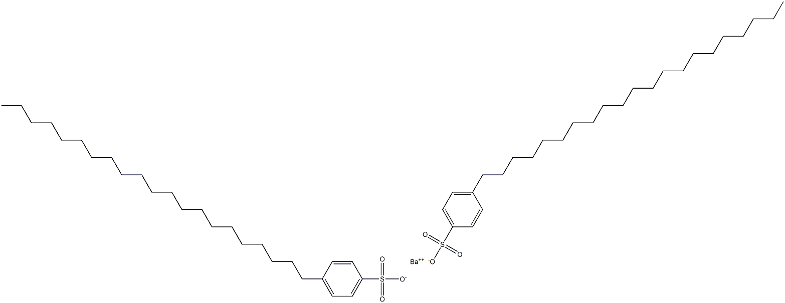 Bis(4-henicosylbenzenesulfonic acid)barium salt Structure