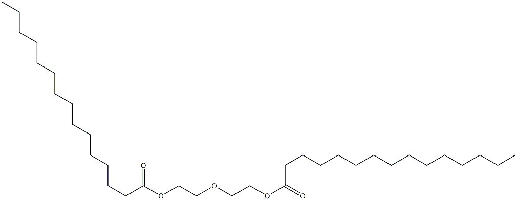 Bispentadecanoic acid oxybisethylene ester Structure