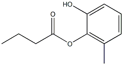 Butyric acid 2-hydroxy-6-methylphenyl ester,,结构式