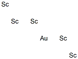 ペンタスカンジウム-金 化学構造式