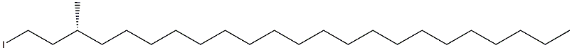 [R,(-)]-1-Iodo-3-methyltricosane,,结构式