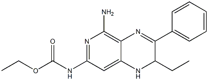 N-[(5-Amino-1,2-dihydro-2-ethyl-3-phenylpyrido[3,4-b]pyrazin)-7-yl]carbamic acid ethyl ester