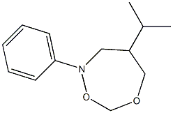 2-Phenyl-4-isopropyl-tetrahydro-1,6,2-dioxazepine|