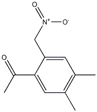 4',5'-Dimethyl-2'-(nitromethyl)acetophenone,,结构式
