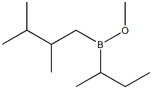 (2,3-Dimethylbutyl)sec-butyl(methoxy)borane,,结构式