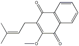 2-Methoxy-3-(3-methyl-2-butenyl)-1,4-naphthoquinone|