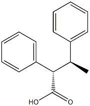 (2S,3S)-2,3-ジフェニル酪酸 化学構造式