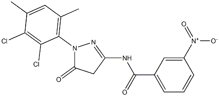 1-(2,3-Dichloro-4,6-dimethylphenyl)-3-(3-nitrobenzoylamino)-5(4H)-pyrazolone