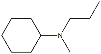 N-Methyl-N-propylcyclohexylamine Structure