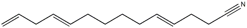 4,10,13-Tetradecatrienenitrile Structure