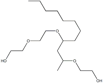 9-Methyl-7-octyl-3,6,10-trioxa-1,12-dodecanediol Structure