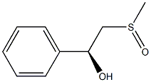 (1S)-1-Phenyl-2-(methylsulfinyl)ethanol Struktur