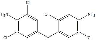 4-[(4-Amino-2,5-dichlorophenyl)methyl]-2,6-dichloroaniline Structure