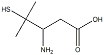 4-Methyl-4-mercapto-3-aminovaleric acid Structure
