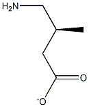 (S)-4-Aminio-3-methylbutyric acid anion