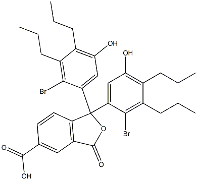 1,1-Bis(2-bromo-5-hydroxy-3,4-dipropylphenyl)-1,3-dihydro-3-oxoisobenzofuran-5-carboxylic acid