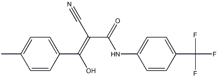 2-Cyano-3-hydroxy-3-[4-methylphenyl]-N-[4-trifluoromethylphenyl]acrylamide