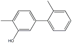 5-(2-メチルフェニル)-2-メチルフェノール 化学構造式