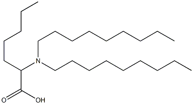 2-(Dinonylamino)heptanoic acid Structure